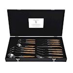 Luxury Line 16-piece Cutlery Set Olive wood